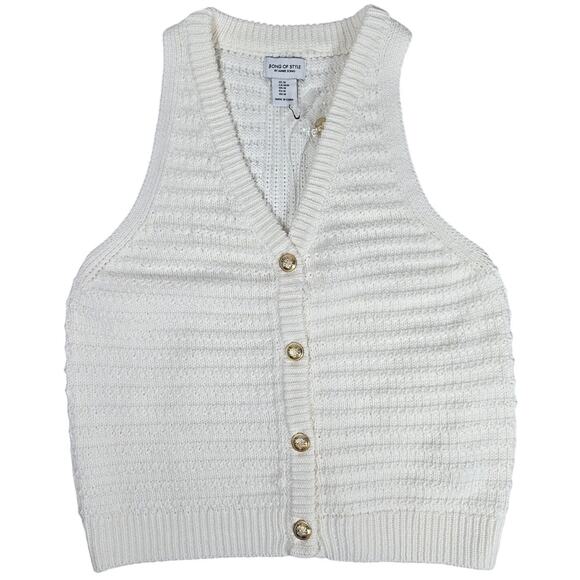 Revolve Song of Style by Aimee Song Lady Knit Sweater Tank Vest M NWT - Picture 1 of 7